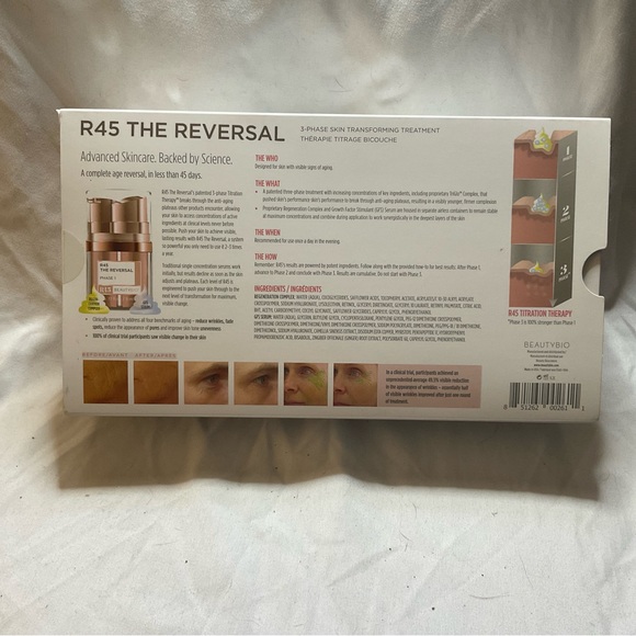 R45 Beauty Bio Science The Reversal three phase skin transforming treatment.BNWT - Picture 4 of 12